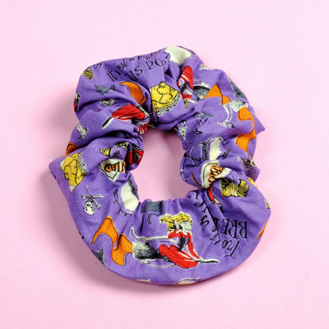 Broom Squad Cotton Scrunchie