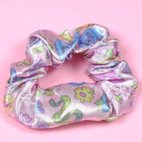 Pastel Halloween Satin Scrunchie