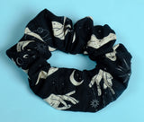 Astrology Sun And Moon Soft Cotton Scrunchy