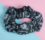 Animal Skull and Bone Cotton Scrunchie