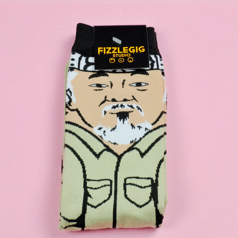 Mr.Miyagi character Socks