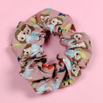 Horror movie Creepers Scrunchie. Pink or Grey.