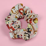 Horror movie Creepers Scrunchie. Pink or Grey.