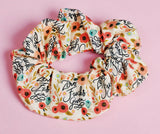 Zero F*cks Given Soft Sweary Cotton Scrunchie