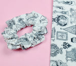 Spooky Mansion Apparitions Cotton Scrunchie