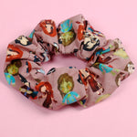 Horror movie Creepers Scrunchie. Pink or Grey.