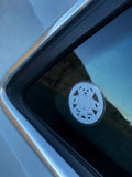 Teddy Bear Alloy Wheels Vinyl Sticker