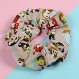 Horror movie Creepers Scrunchie. Pink or Grey.