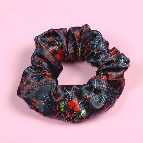 Hellfire Satin Scrunchie