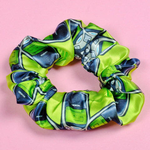 Snake Satin Scrunchie