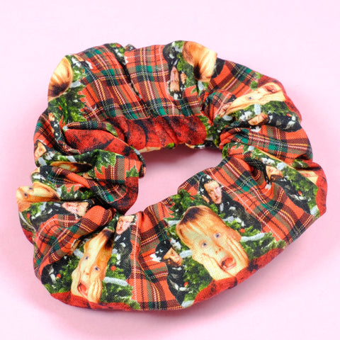 Home Alone Christmas Cotton Scrunchie