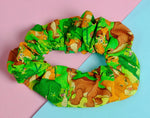 90s Cartoon Dinosaur Soft cotton Scrunchie