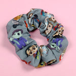 Horror movie Creepers Scrunchie. Pink or Grey.