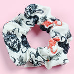 Christmas krampus Cotton Scrunchie