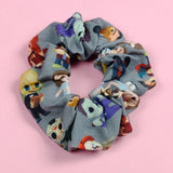 Horror movie Creepers Scrunchie. Pink or Grey.