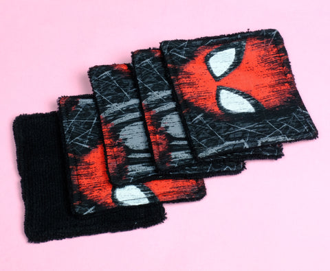 Spider-Man Eco Reusable Face Pads ,Wipes