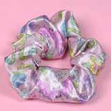 Pastel Halloween Satin Scrunchie