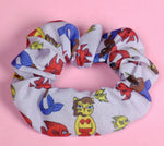 Mermaid Cat Cotton Scrunchie