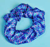 Vaporwave 90s Satin Scrunchie