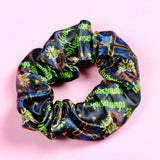 Goose Bumps Satin Scrunchie