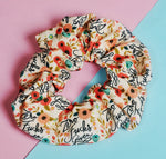 Zero F*cks Given Soft Sweary Cotton Scrunchie