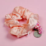 Hidden Zipper Satin Scrunchie