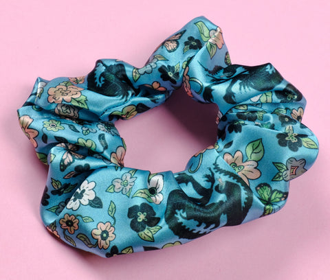 Alien Xenomorph Satin Scrunchie