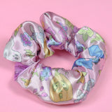 Pastel Halloween Satin Scrunchie