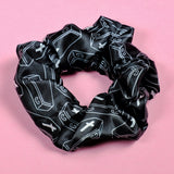 Peace Out Casket Satin / Cotton Scrunchie