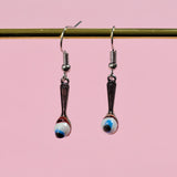 Eyeball Spoon Earrings