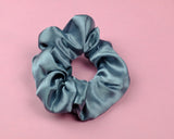 Hidden Zip Pouch Satin Scrunchie