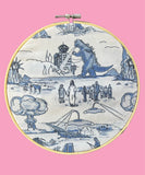 Toile de Jouy Pin / Memo Hoop Displays