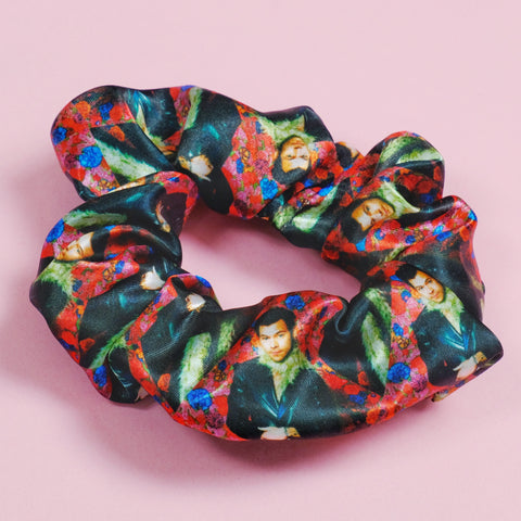 HS Satin Grammy Boa Scrunchie.