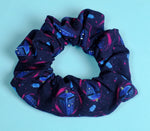 Time Traveling Tardis Soft Cotton Scrunchie